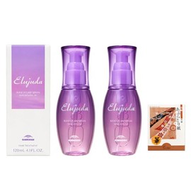 Milbon Elujuda Bleach Care Serum, 4.1 fl oz (120 ml), Non-Washing, Hair Treatment, Damage Care, Glossy, Salon Exclusive Product, Genuine Product, Comes with Hanging Paper (4.2 fl oz (120 ml) x 2)