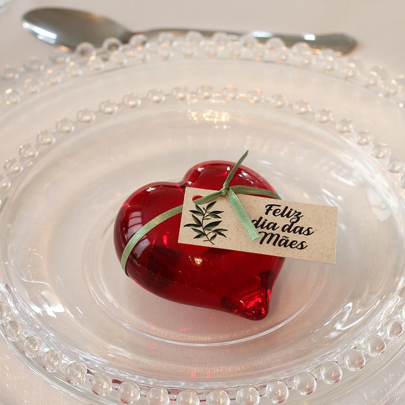 Ca D Oro Valentine's Day Small Glass Heart Ornament –