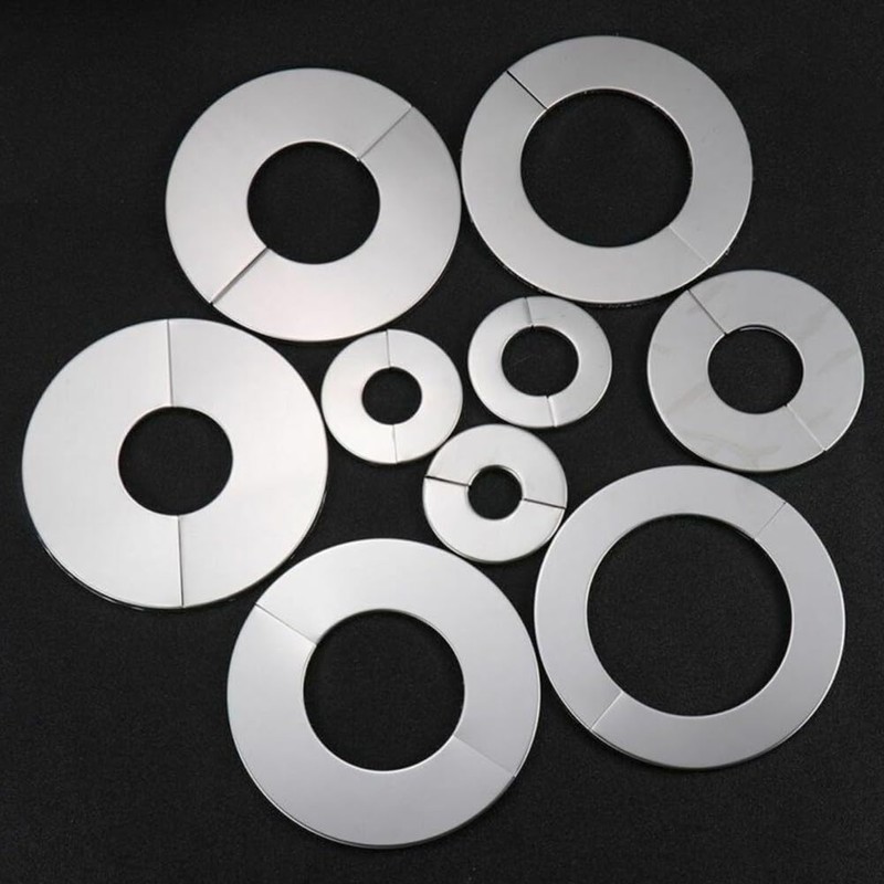 Stainless Steel Water Pipe Wall Covers Bathroom Shower Faucet Decorative