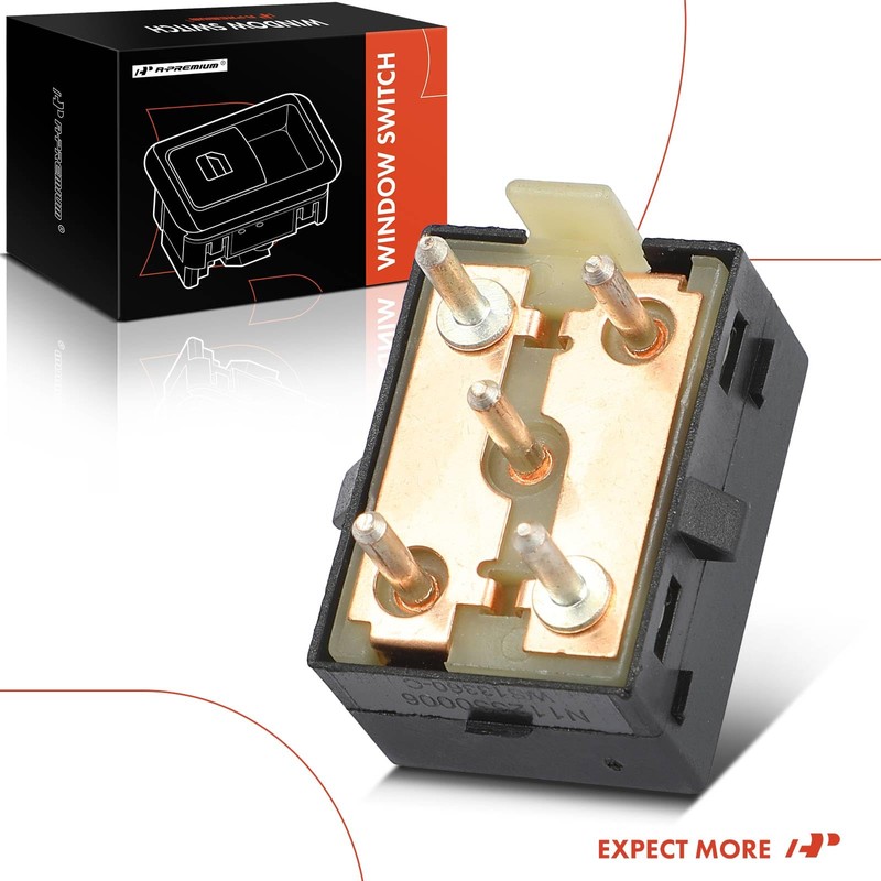 A-Premium Power Window Switch Compatible with Dodge Ramcharger B150, B250,
