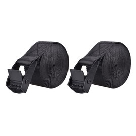 Azarxis Cargo Tightening Belt, Fastening Belt, 6.6 ft (2 m), 3.9 ft (5 m), Luggage Belt, Lashing Belt, Tightening, Transportation, Packing, Loading, Loading Machine, Cargo Collapse, Earthquake Disaster Countermeasure, Width 1.0 inches (25 mm)