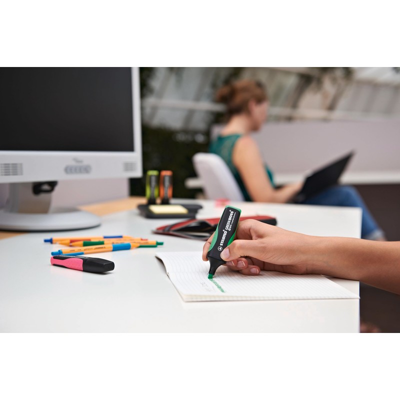 Highlighter - STABILO GREEN BOSS - Deskset of 4 -