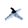 SPIRATO 3-way valve with nozzles, diameter 32-38 mm