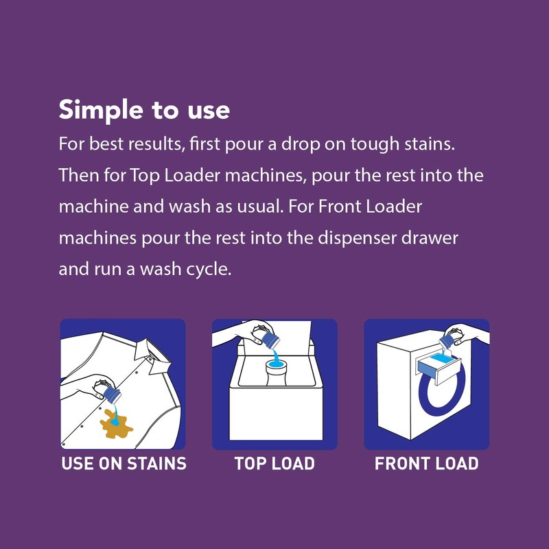 Softlan Liquid Detergent Lavender Scent 67oz Stain & Dirt Removal