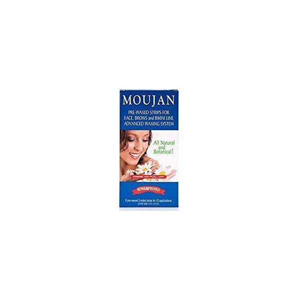 MOUJAN Pre-Waxed Strips for Face [ 3 Pack ]