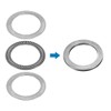2 Sets AXK6590 Thrust Needle Roller Bearings with Washers 65mm