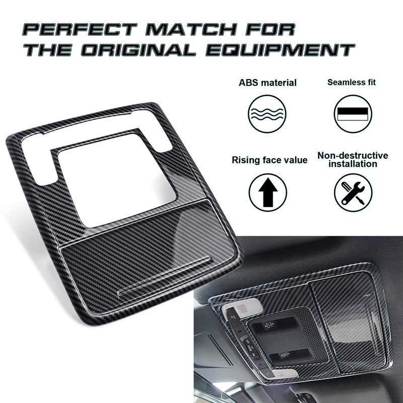 x xotic tech Interior Roof Reading Light Panel Cover Trim,