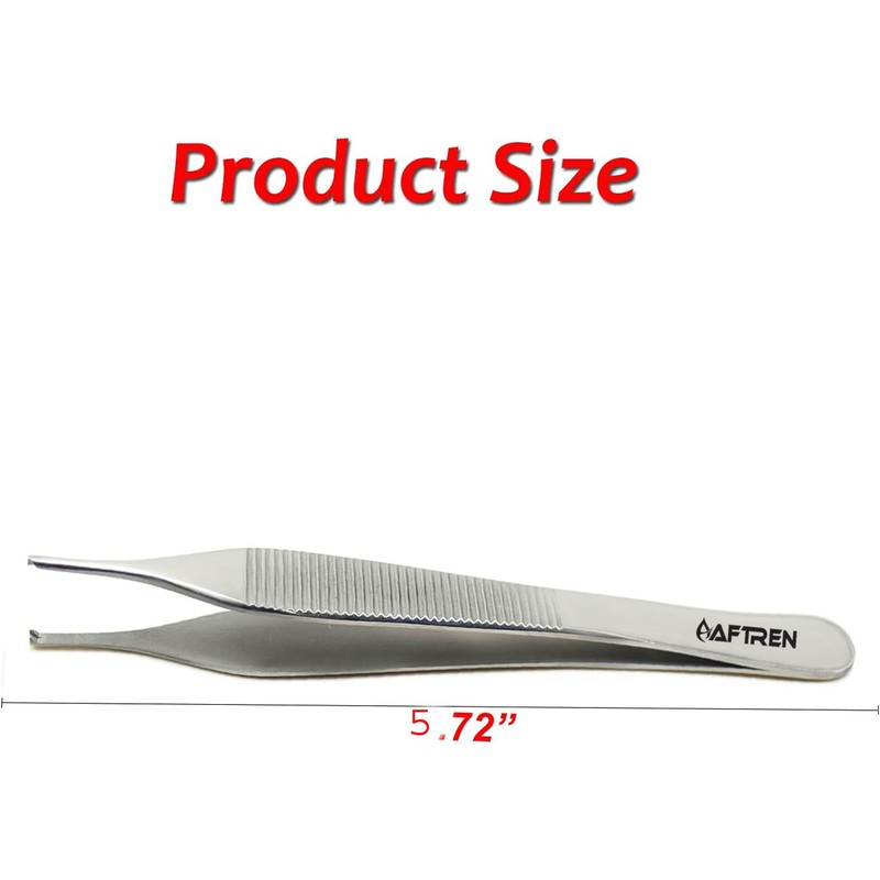 AFTREN High Precision Stainless Steel Fist Aid Tweezers Straight and