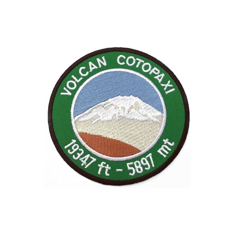Cotopaxi Patch (3.5 Inch) Embroidered Iron-on or Sew-on Badge Travel
