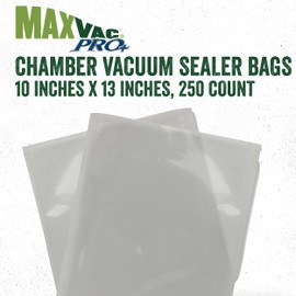 LEM Products MaxVac Pro Chamber Vacuum Sealer Bags, 10 x 13 Inches, Compatible with Chamber Vacuum Sealers Only, 250 Count