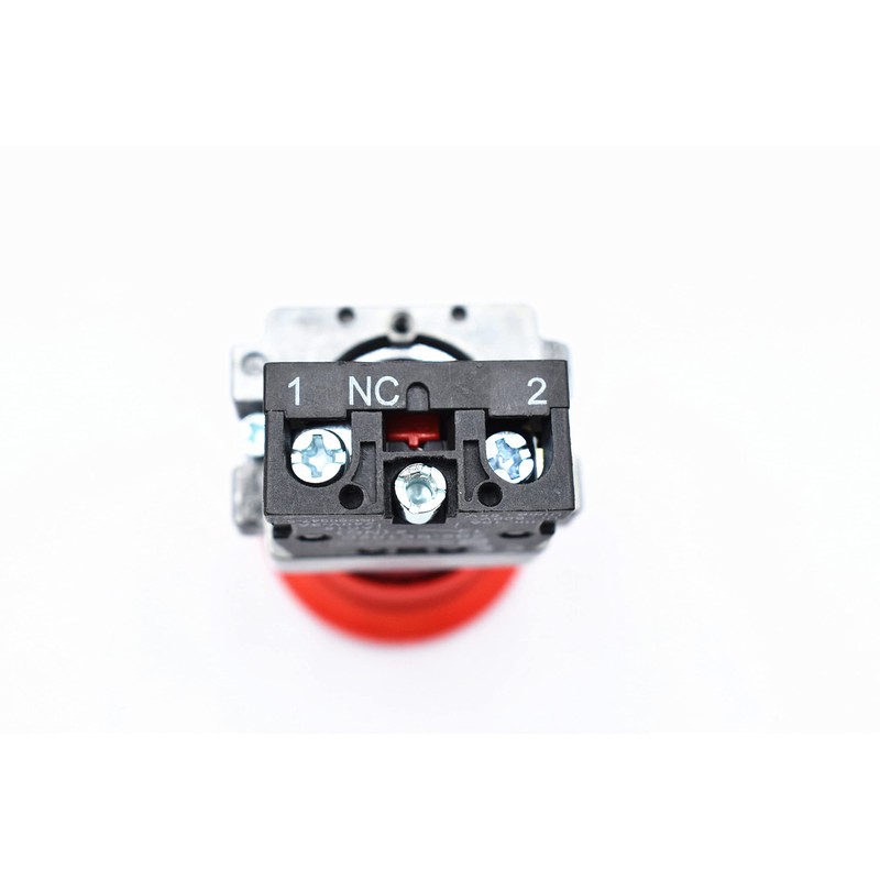 22mm NC Red Mushroom Emergency Stop Push Button Switch 600V