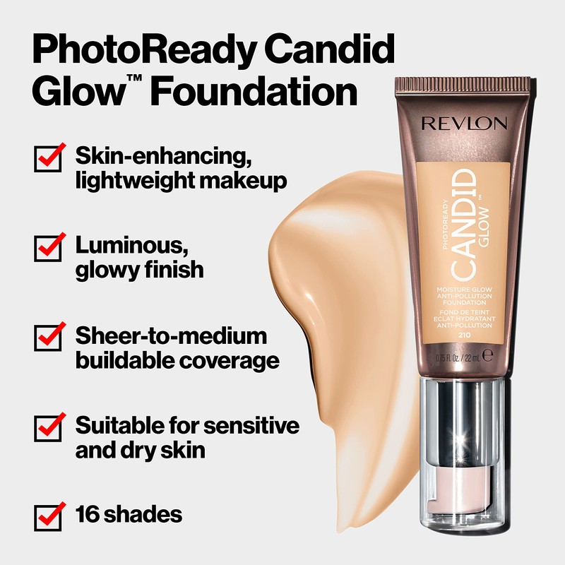 PhotoReady Candid Glow Moisture Foundation Cappuccino
