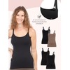 Herzmutter Seamless Nursing Tops, Set of 2, Easy Breastfeeding Function,