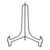 sourcing map 10 Inch Plate Stand for Display, Iron Decorative
