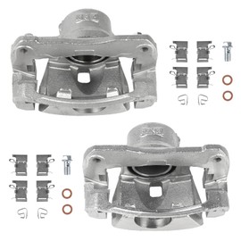 Autoround Front Disc Brake Caliper Assembly with Bracket 19B3128 19B3129 fit for Toyota Camry 2007-2017/ Avalon 2008-2018, Lexus ES350 2007-2012 2016-2018, Both Left and Right side