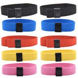 Hilsayum 10Pcs Lunch Box Elastic Belt Decorative Bento Straps Lunch Container Sealing Straps Elastic Belt for Camping Office