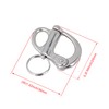 CNBTR Fixed Snap Anchor Shackle Rigging 35mm 304 Stainless Steel