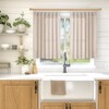 YoungsTex Short Natural Linen Curtains 45 Inch Length 2 Panels
