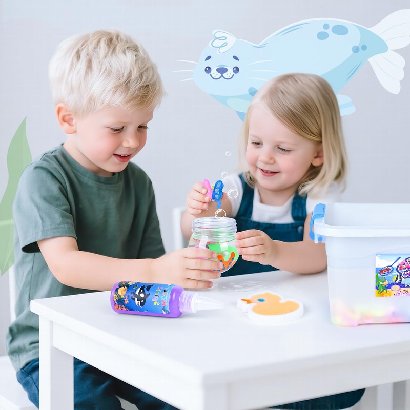 Magic Water Elf toy Kit, Squishy Making Kit with 24