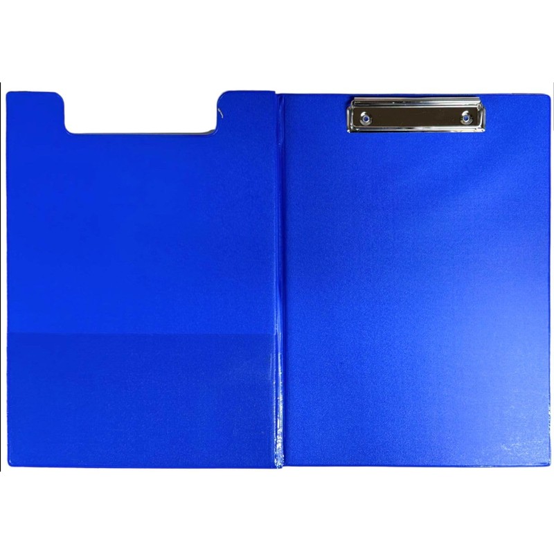 A4 Vinyl Clipboard - Fold Over Cover File Holder Folder