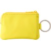 NSL-2708 Slip-on Noir Key Pouch, Yellow, Genuine Leather, Card Case,