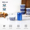 Selamica 6 oz Ramekins with Lids Oven Safe, Creme Brulee