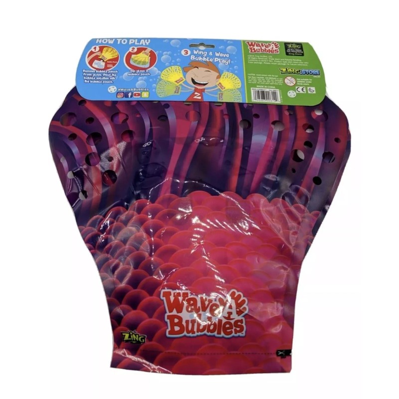 Zing Wave-A-Bubbles Package of 2 Hours Of Bubble Fun! Mermaid