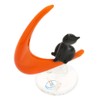 Glass Of Venice Murano Glass Cat On The Moon Statue