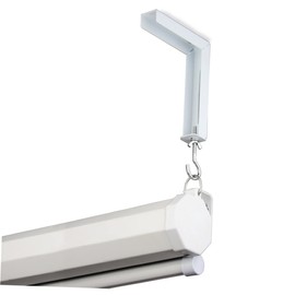 KICHOUSE 2pcs Projection Screen Ceiling Mounts for Wall Projector Mount Easy Install Durable for Home Office Classroom