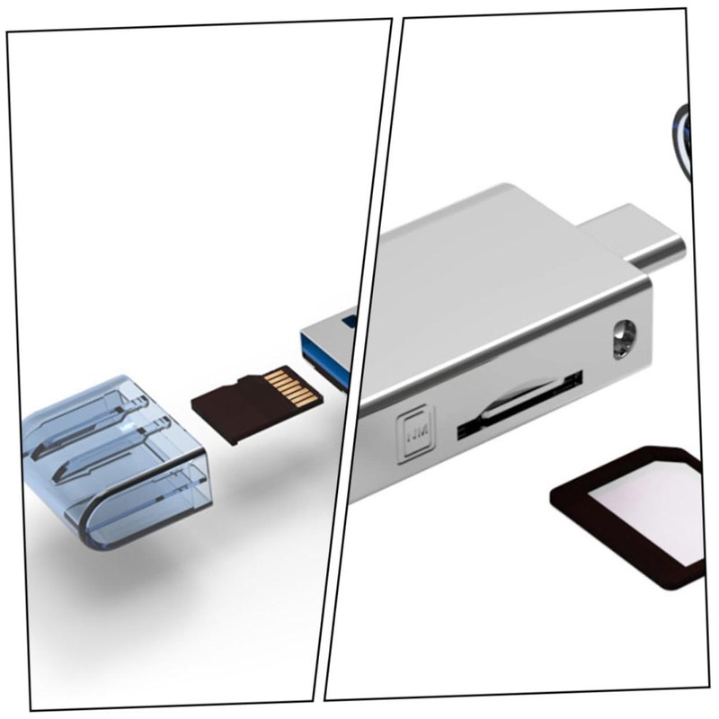CAXUSD Type-c USB Card Reader Fast Data Transfer 90mb/s Compatible