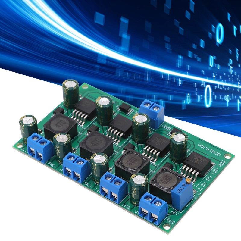 Buck Converter 3A Multi Channel 3.3V 5V 12V Adjustable Output