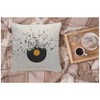 WONDERTIFY Record Muisicnotes Cushion Cover Notes Floating Decorative Throw Pillow