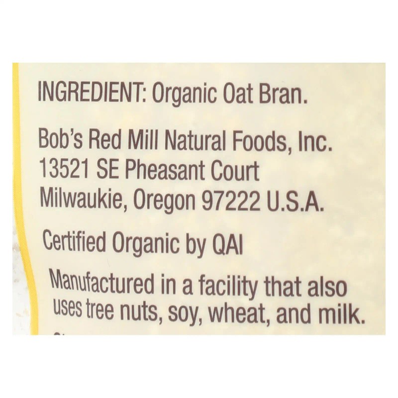 UD_Bob's Red Mill-Organic High Fiber Oat Bran Breakfast Cereal 18