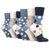 6 Pairs Gentle Grip Socks size UK 4-8 (6 X