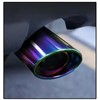 Universal Stainless Steel Car Exhaust Tip, 2.5". Straight. Adjustable, Exhaust