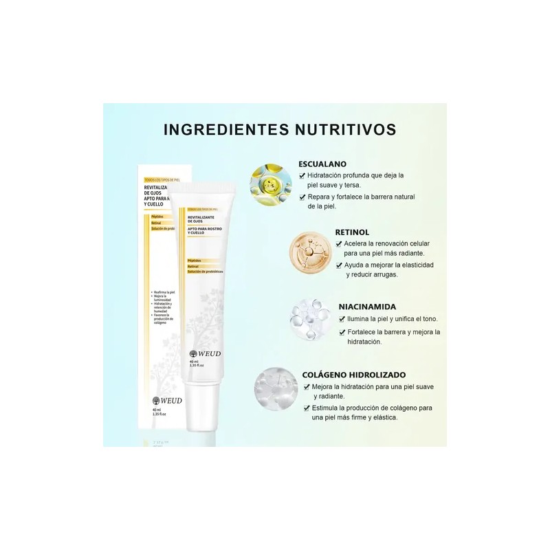 Kit Weud Fórmula Juvenil Sérum + Crema + Contorno,piel Joven