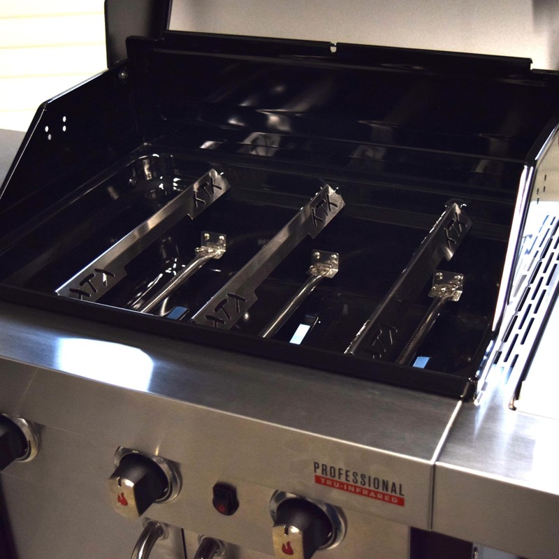 Grillrost.com Das Original Aroma Rail Char Broil Professional Burner Cover