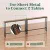 SUPERJARE 78.8 inch Narrow Console Table with Outlet, Sofa Table