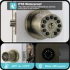 iulock IU-20 Code Door Lock, Electronic Door Knob with Keypad