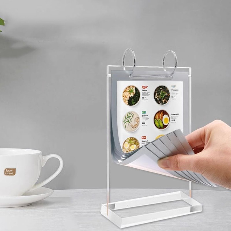 Niciksty A5 Acrylic Stand Table Stand A5 Acrylic Table Card