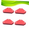 jojofuny 4pcs Mini Magnetic Welding Holder Strong Disc for 45/90/135