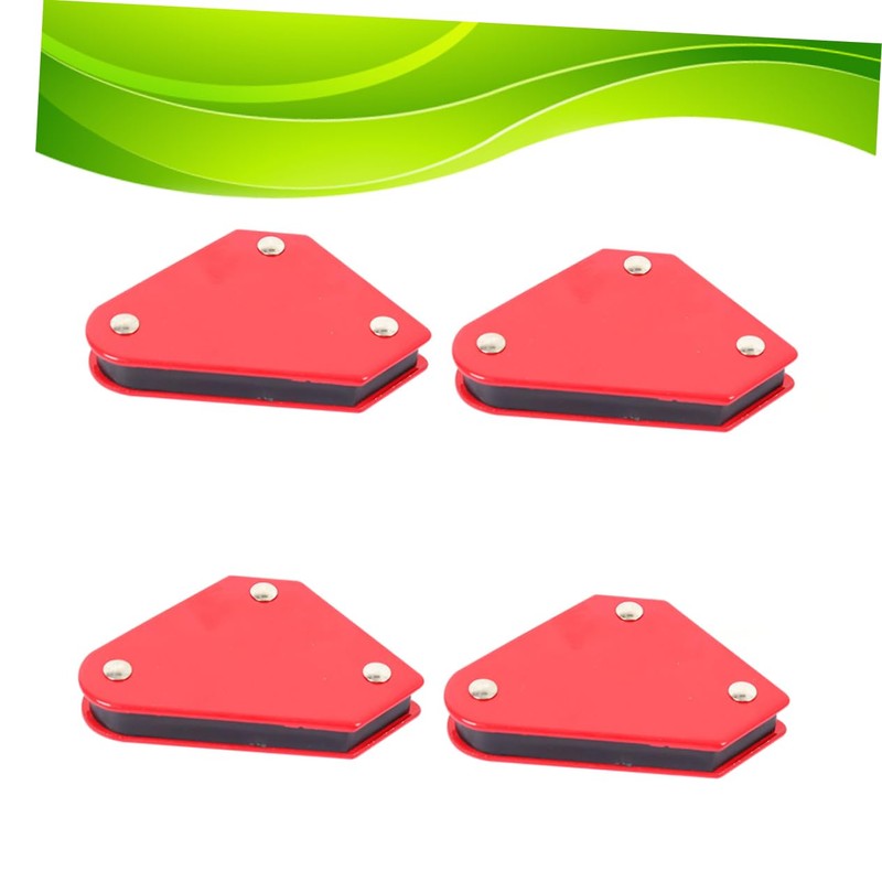 jojofuny 4pcs Mini Magnetic Welding Holder Strong Disc for 45/90/135