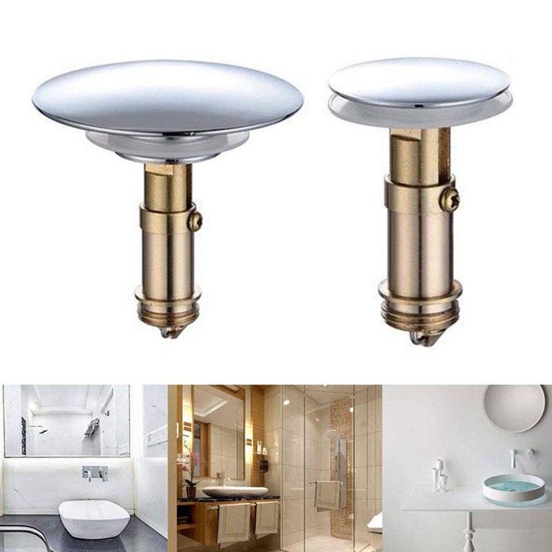Bathroom Pop up Drain Brass Bathtub Plug Replacement Bath Pop