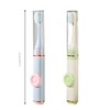 Kit de 2 cepillos de dientes plegables de viaje, manual,