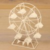 FADEDA Ferris Wheel Mini, White/Height: 14 cm/Hand-Painted/Detailed Nativity Figures -