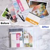 36Pcs Folder with Plastic Sleeves Document Folder Day Folder Clear