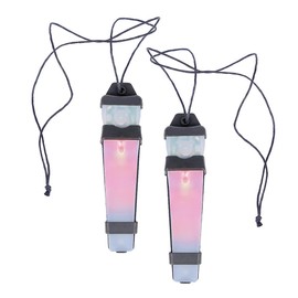 SkySmile 2 Pack Personal Identification Marker Light Tactical FMA Helmet Safety Flashing Signal Light for Outdoors Hunting Hiking Cycling Fishing Boating(Red)