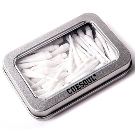 CUESOUL 2BA Soft Tip Dart Points 100-Piece Set (CSSTP004 - White)