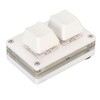 2 Key Gaming Keyboard Custom DIY Red Shaft Mini Mechanical