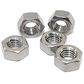 M2.5 Pack of 100 V2A Hexagon Nuts DIN 934 / DIN EN-ISO 4032 Stainless Steel A2-70